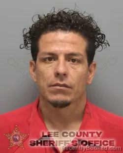 Mugshot of MIKE STEVEN SANCHEZ booked in Lee County, Florida on March 23, 2026