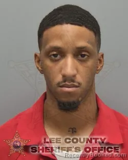 Mugshot of NAHUM MALIK NAU booked in Lee County, Florida on March 23, 2026