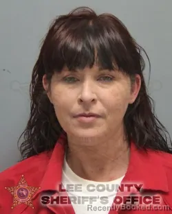 Mugshot of VIRGINIA LEIGH WILLIAMS booked in Lee County, Florida on March 23, 2026