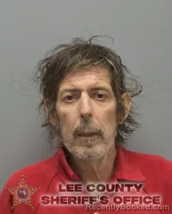 Mugshot of KENNETH DAVIS booked in Lee County, Florida on March 23, 2026