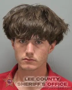 Mugshot of HAYDEN CLAYTON JECMEN booked in Lee County, Florida on March 24, 2026