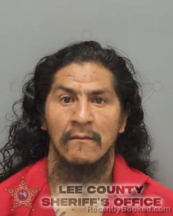 Mugshot of MARCOS NOE CHOJLAN-TZOC booked in Lee County, Florida on March 24, 2026