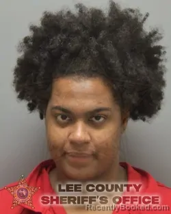 Mugshot of BRITTANIA MARIA HALL booked in Lee County, Florida on March 24, 2026