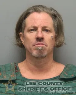 Mugshot of BRIAN RICHARD VULBROCK booked in Lee County, Florida on March 24, 2026