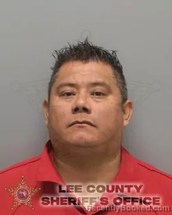 Mugshot of ABRAHAM SANTIAGO HERNANDEZ booked in Lee County, Florida on March 24, 2026