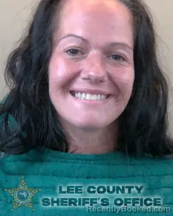 Mugshot of ANGELICA NICOLE BLOMQUIST booked in Lee County, Florida on March 25, 2026