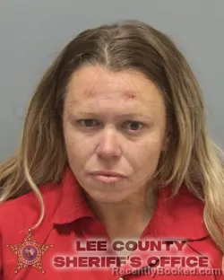 Mugshot of LEANNE MARIE THOMPSON booked in Lee County, Florida on March 25, 2026