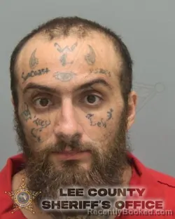 Mugshot of JEFF ALLEN BRIDGES booked in Lee County, Florida on March 25, 2026