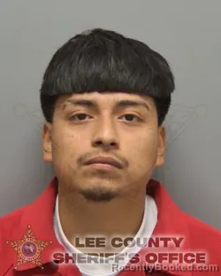 Mugshot of FELIPE UMBERTO-ESTEBAN booked in Lee County, Florida on March 25, 2026