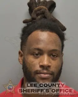 Mugshot of AZION SHAMARI JACKSON booked in Lee County, Florida on March 25, 2026