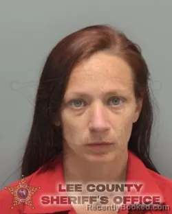 Mugshot of HARLEY SHANNA BREESE booked in Lee County, Florida on March 25, 2026