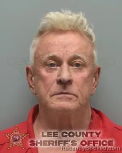Mugshot of RUSSELL WHITNEY booked in Lee County, Florida on March 25, 2026