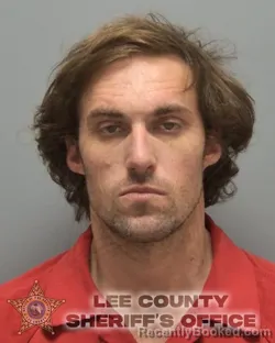 Mugshot of JORDAN BOHN booked in Lee County, Florida on March 26, 2026