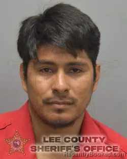 Mugshot of HUBER DE JESUS ANGEL GOMEZ booked in Lee County, Florida on March 26, 2026