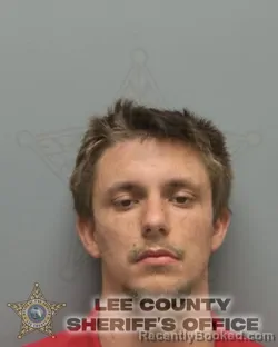 Mugshot of KASTIN LUIS MEOLA booked in Lee County, Florida on March 26, 2026