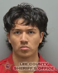 Mugshot of CHRISTIAN GONZALEZ VILLA booked in Lee County, Florida on March 26, 2026