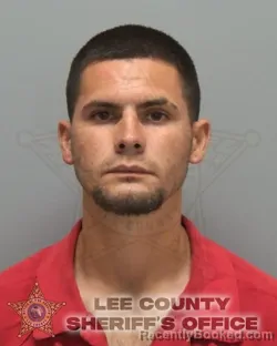 Mugshot of ROVIENT RUIZ booked in Lee County, Florida on March 26, 2026