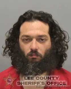 Mugshot of BRYAN JUSTIN RIVERA booked in Lee County, Florida on March 27, 2026