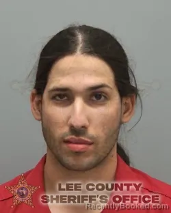 Mugshot of ABRAHAM DAVID MENESES FLEITES booked in Lee County, Florida on March 27, 2026