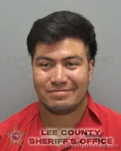 Mugshot of NESTIN SOTO RAMIREZ booked in Lee County, Florida on March 27, 2026
