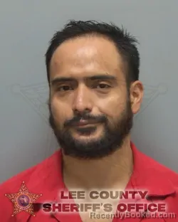 Mugshot of GERARDO JAVIER SALGADO-CUELLAR booked in Lee County, Florida on March 27, 2026