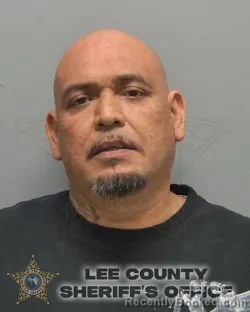 Mugshot of RICARDO MENDEZ booked in Lee County, Florida on March 27, 2026
