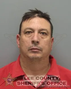 Mugshot of FERNANDO REINA-PINTO booked in Lee County, Florida on March 27, 2026