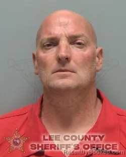 Mugshot of ERIK RAY BAUGHMAN booked in Lee County, Florida on March 27, 2026