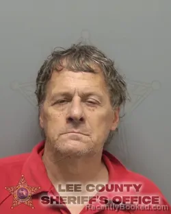 Mugshot of DAVID SCOTT DEWEY booked in Lee County, Florida on March 27, 2026