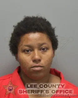 Mugshot of CHRISTINA NATANYA WEBB booked in Lee County, Florida on March 27, 2026