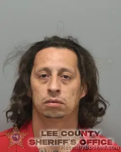 Mugshot of DUSTY JAY HERNANDEZ booked in Lee County, Florida on March 27, 2026