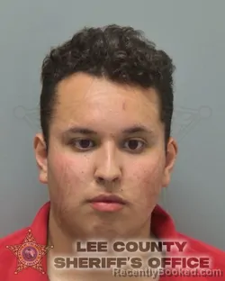 Mugshot of GABRIEL EDUARDO PENTON booked in Lee County, Florida on March 28, 2026