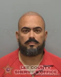 Mugshot of JUNIOR F DE LA HOZ booked in Lee County, Florida on March 28, 2026