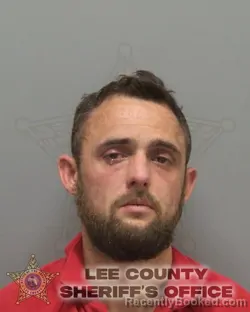 Mugshot of CHRISTIAN TYLER THRESHER booked in Lee County, Florida on March 28, 2026