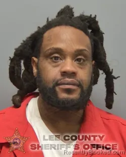 Mugshot of MARTINELL RASHAD GRIFFIN booked in Lee County, Florida on March 28, 2026