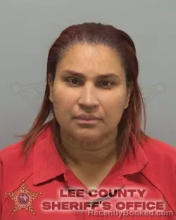Mugshot of CARMEN GONZALEZ-GUILBE booked in Lee County, Florida on March 29, 2026