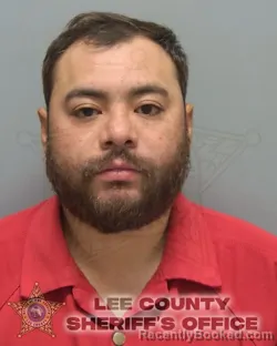 Mugshot of KEVIN JONATHAN OLEA LAUREL booked in Lee County, Florida on March 29, 2026