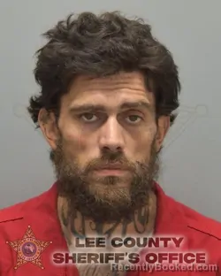 Mugshot of JORDEN EDWARD ADAMS booked in Lee County, Florida on March 29, 2026