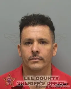 Mugshot of CESAR PEREZ OSEGUERA booked in Lee County, Florida on March 30, 2026
