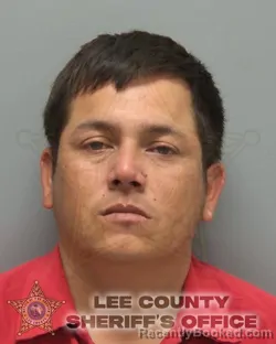 Mugshot of CRISTHIAN ENRIQUE CELI PINZON booked in Lee County, Florida on March 30, 2026