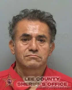 Mugshot of FERMIN GILIVALDO GARCIA GARCIA booked in Lee County, Florida on March 30, 2026