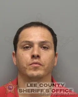 Mugshot of EDWIN ALONZO VASQUEZ booked in Lee County, Florida on March 31, 2026