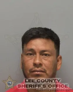 Mugshot of LUIS FERNANDO AYALA ACEITUNO booked in Lee County, Florida on March 31, 2026