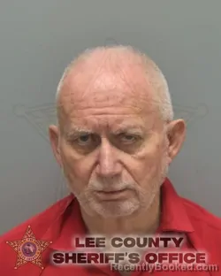 Mugshot of ROBERT WILLIAM GLOSSENGER booked in Lee County, Florida on March 31, 2026