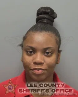 Mugshot of CHRISTELLE AGNANT booked in Lee County, Florida on April 1, 2026