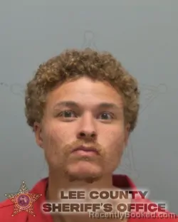 Mugshot of CAMERON LEE GALLEGOS booked in Lee County, Florida on April 1, 2026