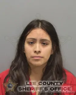 Mugshot of JASMINE ALEXIA MARTINEZ booked in Lee County, Florida on April 1, 2026