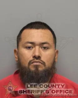 Mugshot of ERIK OLGUIN booked in Lee County, Florida on April 1, 2026