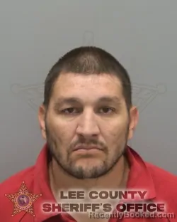 Booking photo from Lee County, Florida
