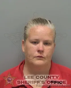 Mugshot of AMANDA SUE HONEYCUTT booked in Lee County, Florida on April 1, 2026
